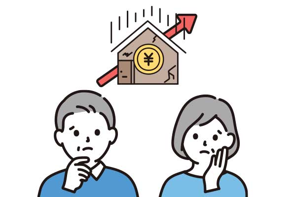 修理費用の増大