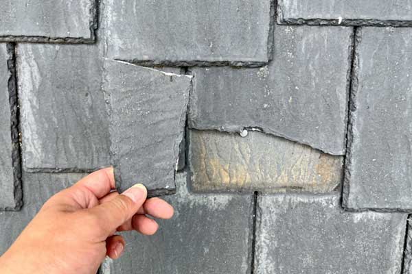 屋根材のひび割れ・破損