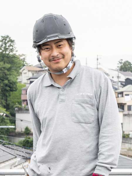 東京都江戸川区の屋根工事会社、あおいルーフの代表